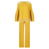 Free Style Loose Fit Straight Pants Two-piece Set - FashionByTeresa